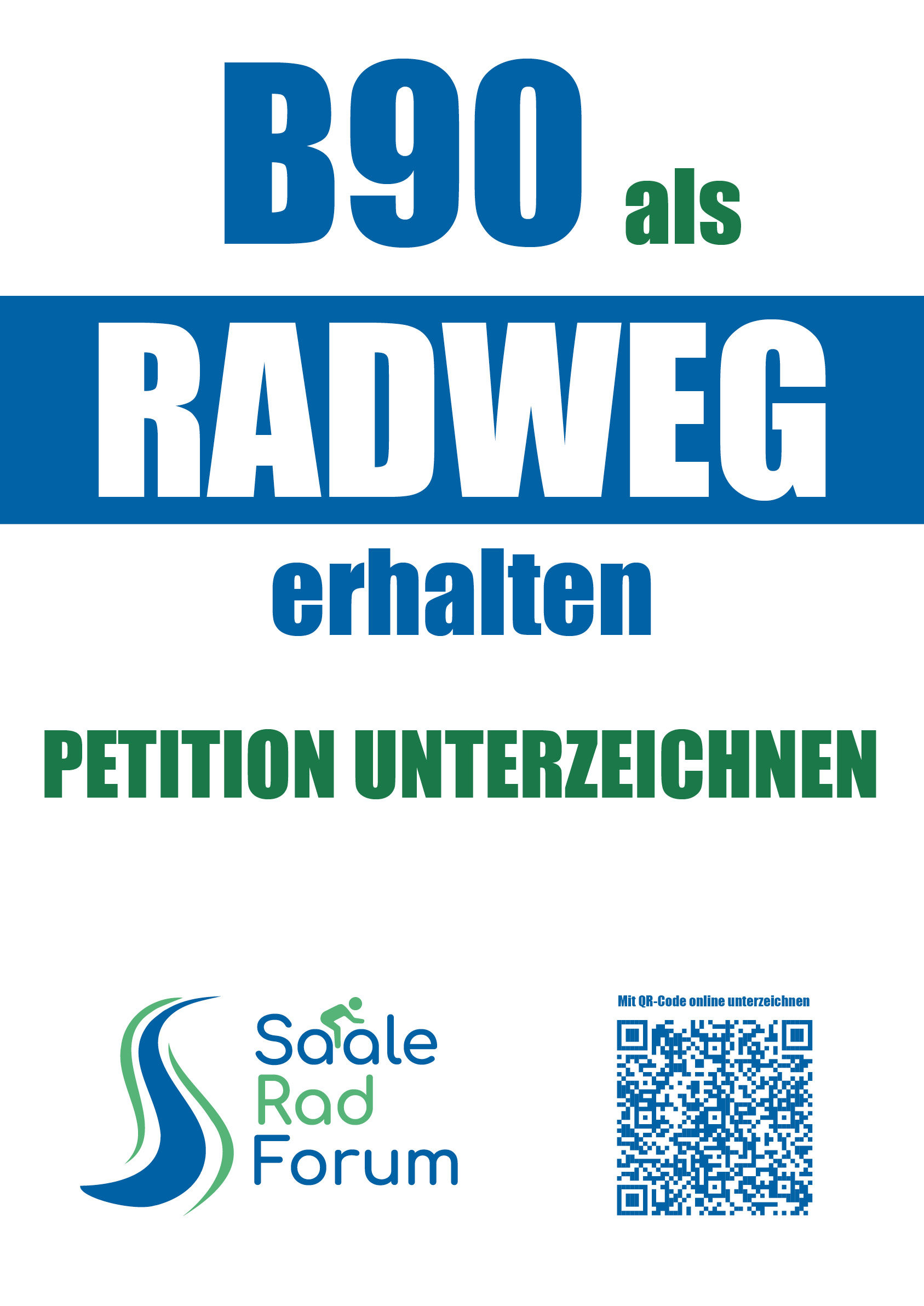 Petition – Alte B90 Trasse als Radweg erhalten